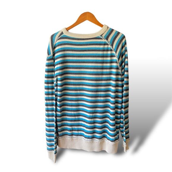 Volcom Crew Neck Sweater Multicolor Pullover Long Sleeve Casual Fall Winter - Picture 5 of 5